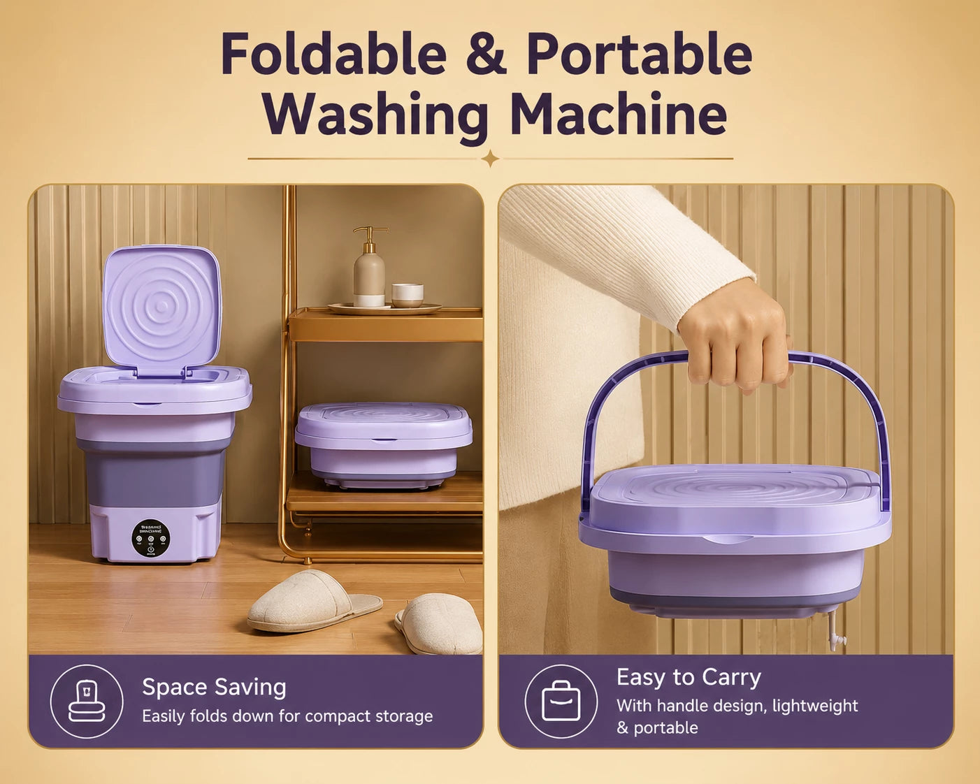Portable Mini Washing Machine 11L