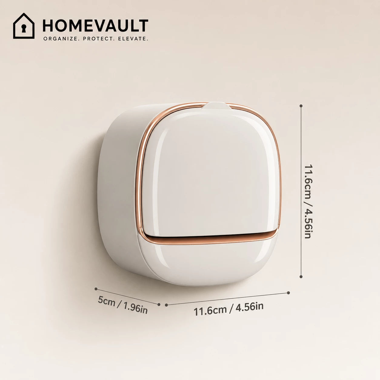 HomeVault Luxury Wall Mounted Soap Box {High Quality Imported}