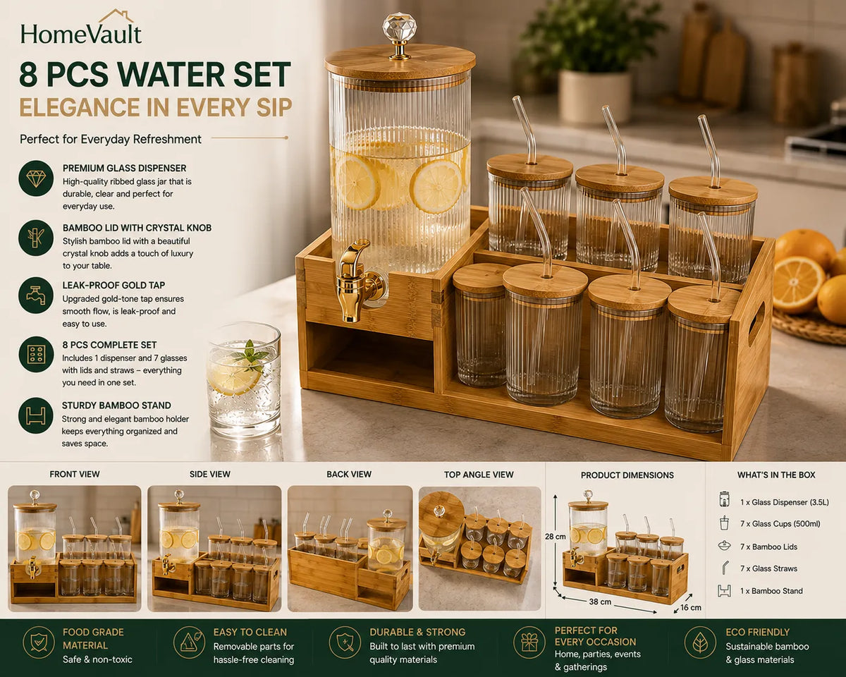8-Piece Elegant Water Set