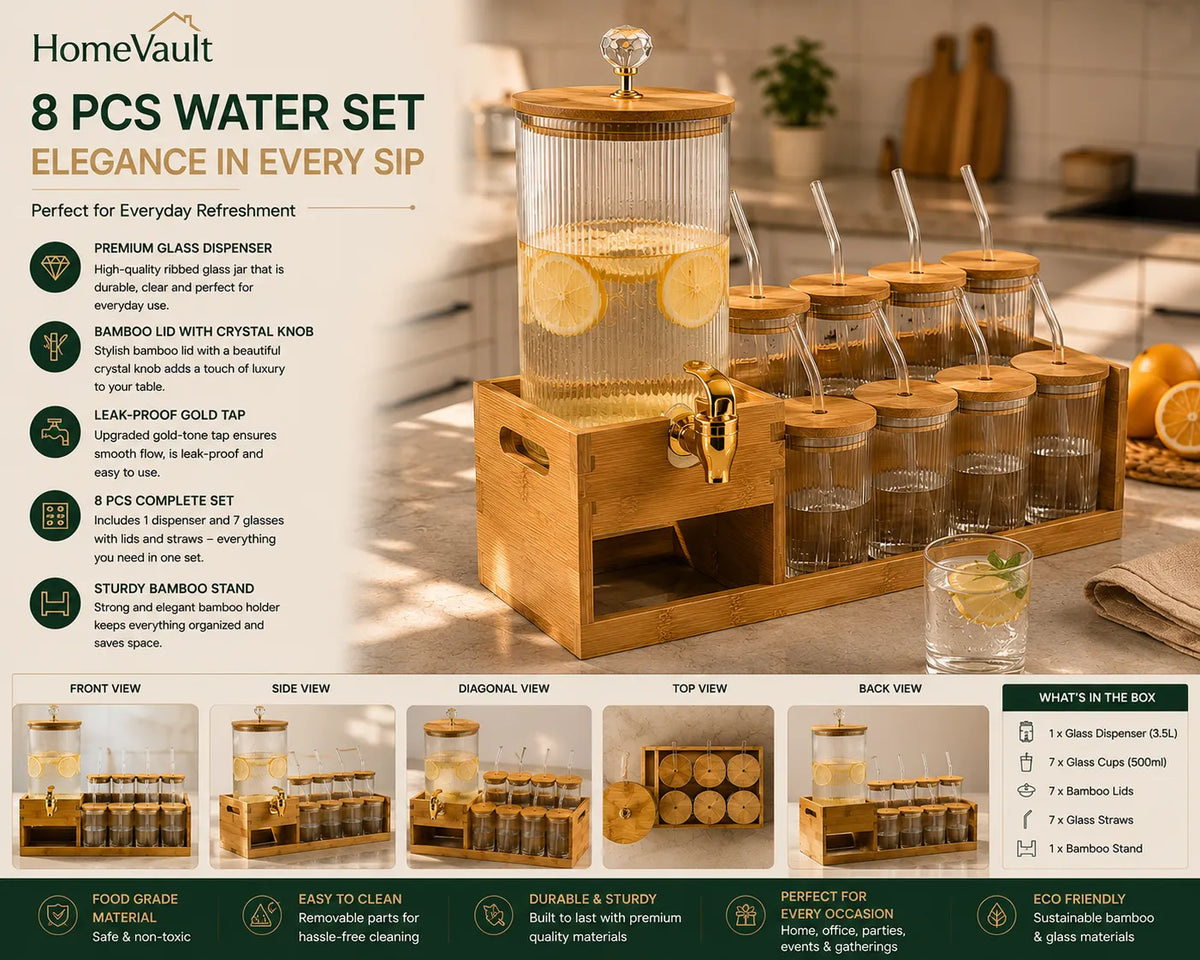 8-Piece Elegant Water Set
