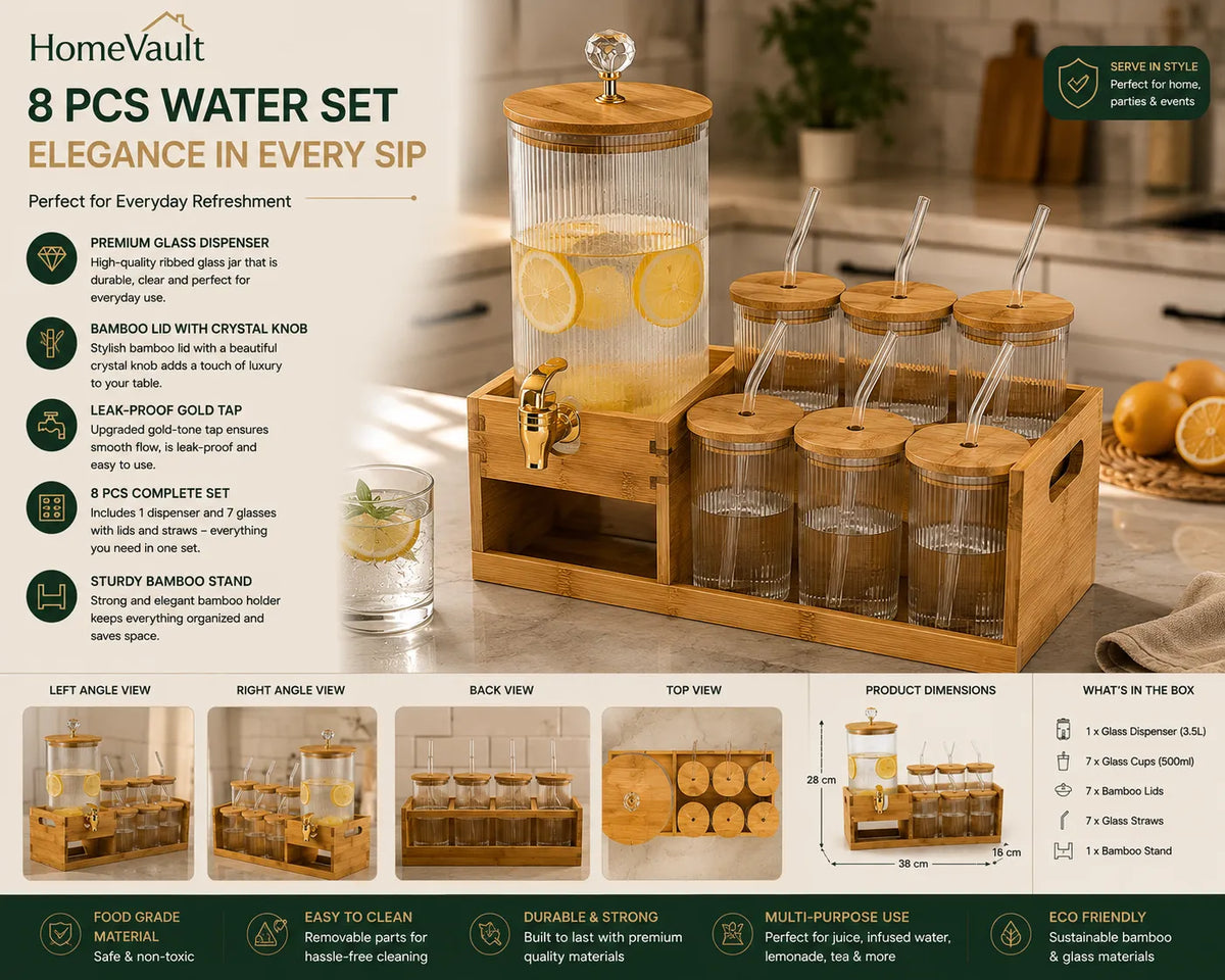 8-Piece Elegant Water Set