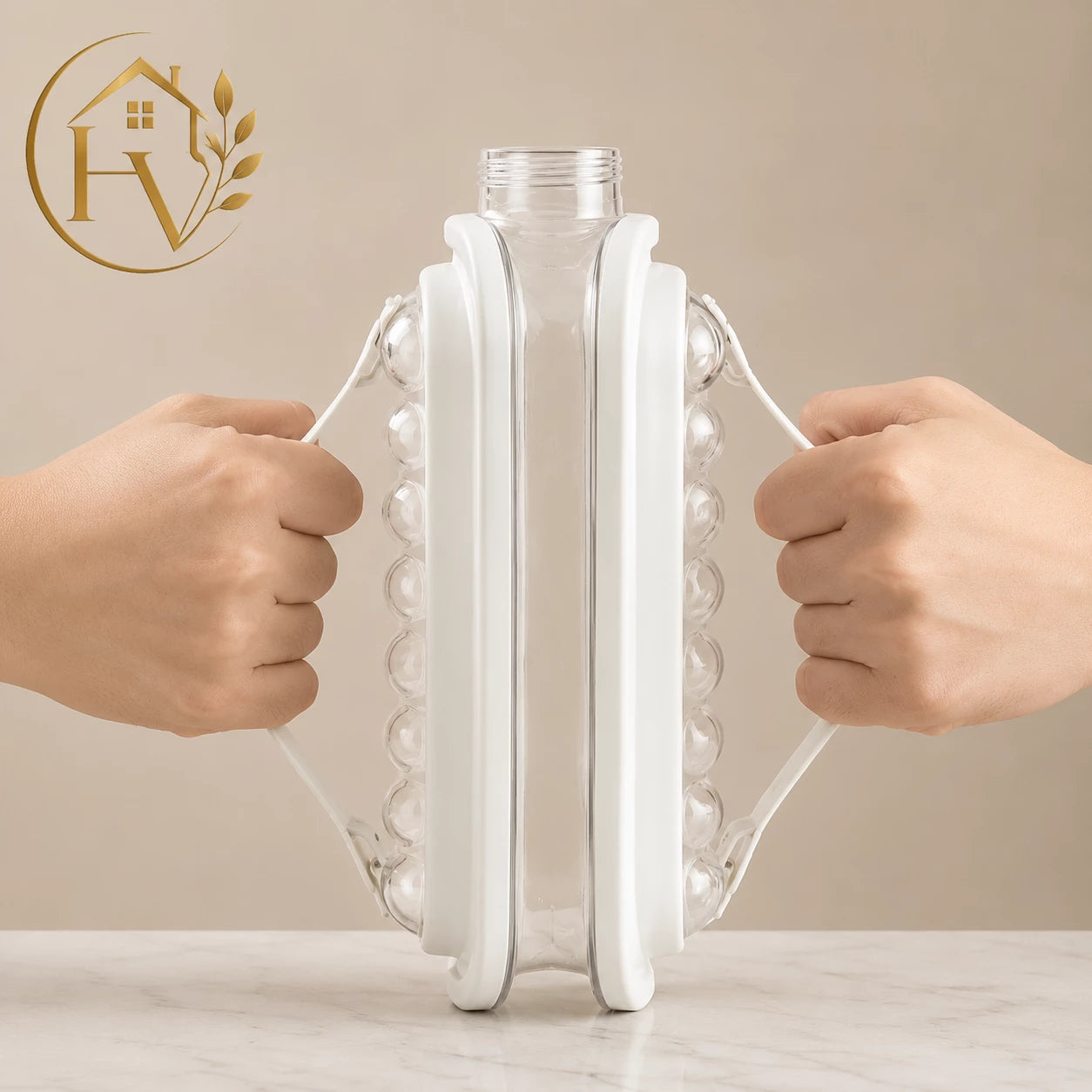 3-in-1 Ice Ball Maker Bottle | Ice Cube Mold, Storage & Water Bottle