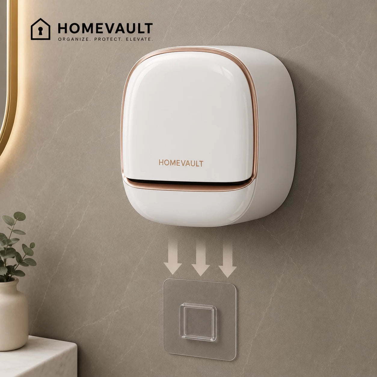 HomeVault Luxury Wall Mounted Soap Box {High Quality Imported}
