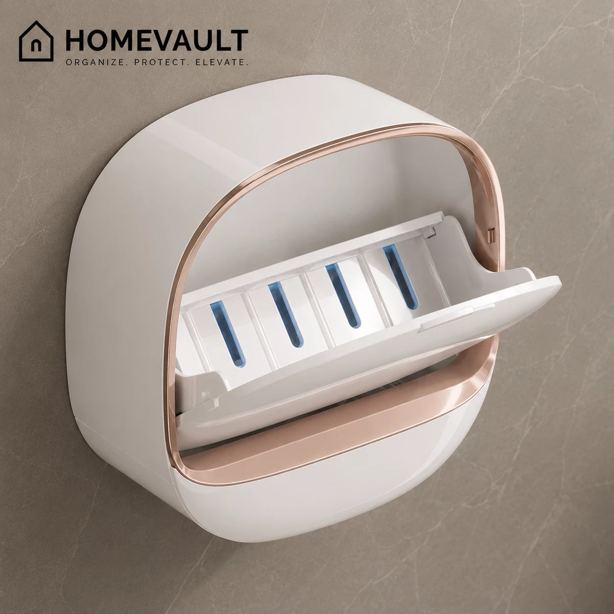 HomeVault Luxury Wall Mounted Soap Box {High Quality Imported}