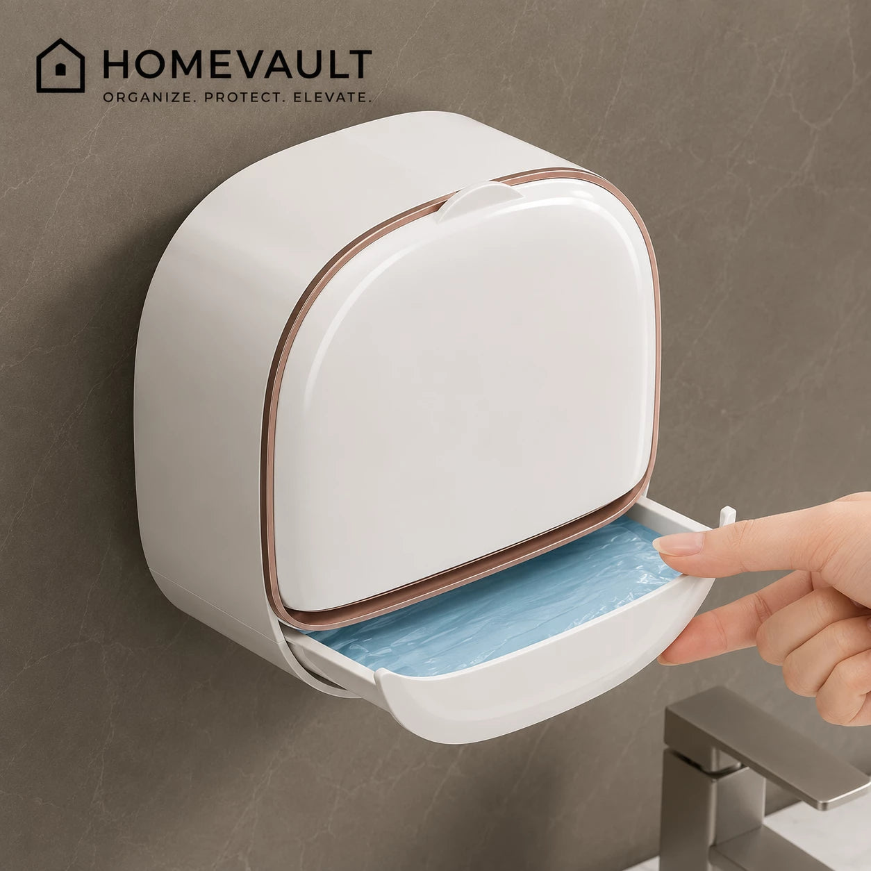 HomeVault Luxury Wall Mounted Soap Box {High Quality Imported}