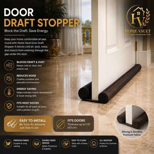 Home Vault Door Draft Stopper