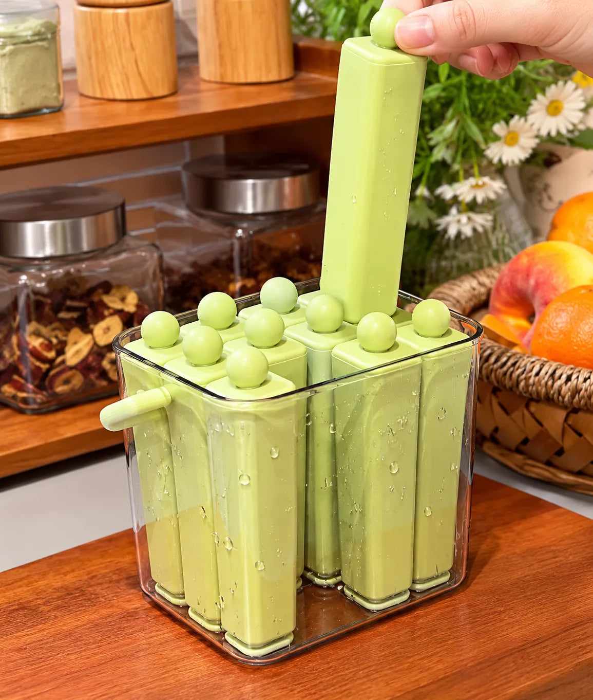 12-Piece Ice Pop Maker Mold Set – Easy Homemade Popsicles