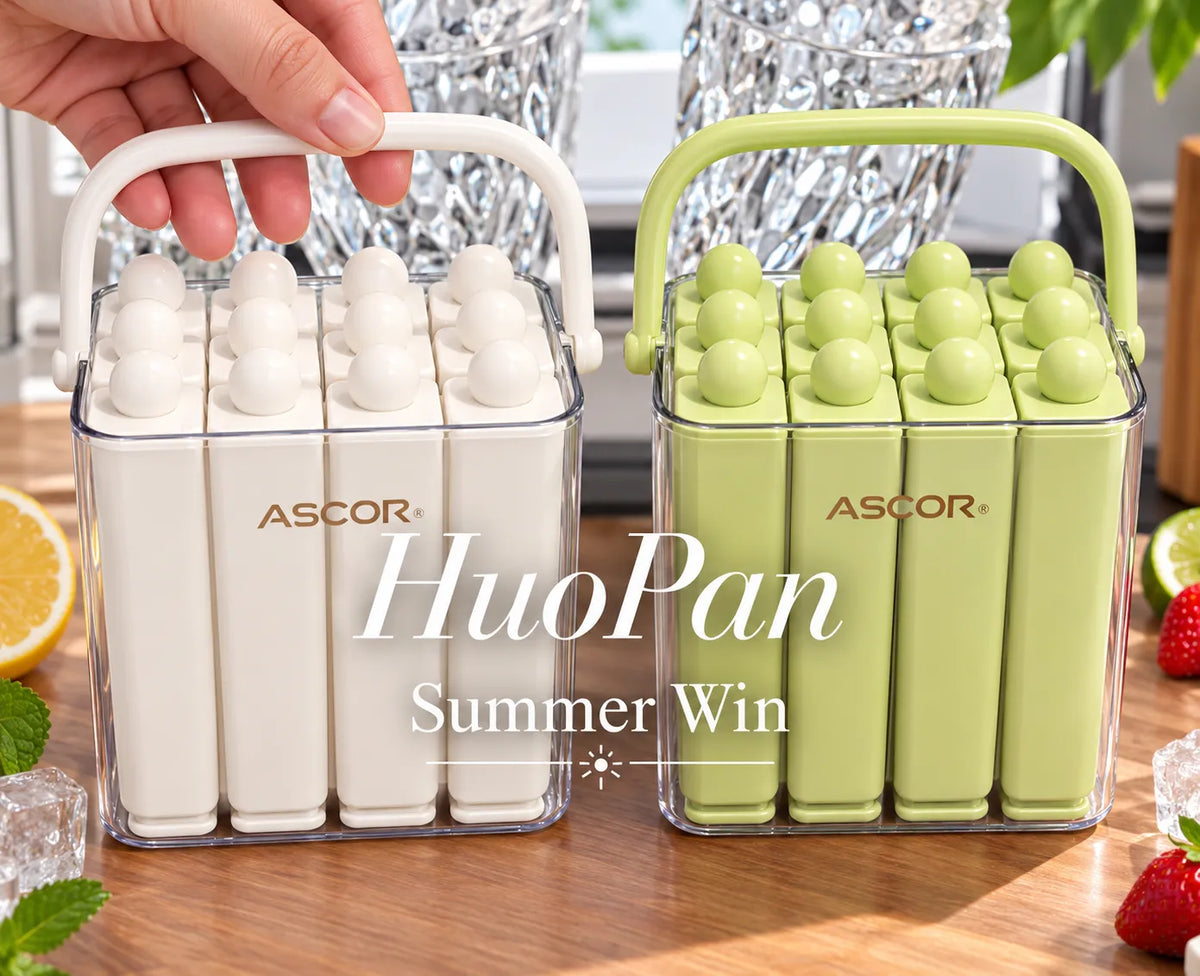 12-Piece Ice Pop Maker Mold Set – Easy Homemade Popsicles