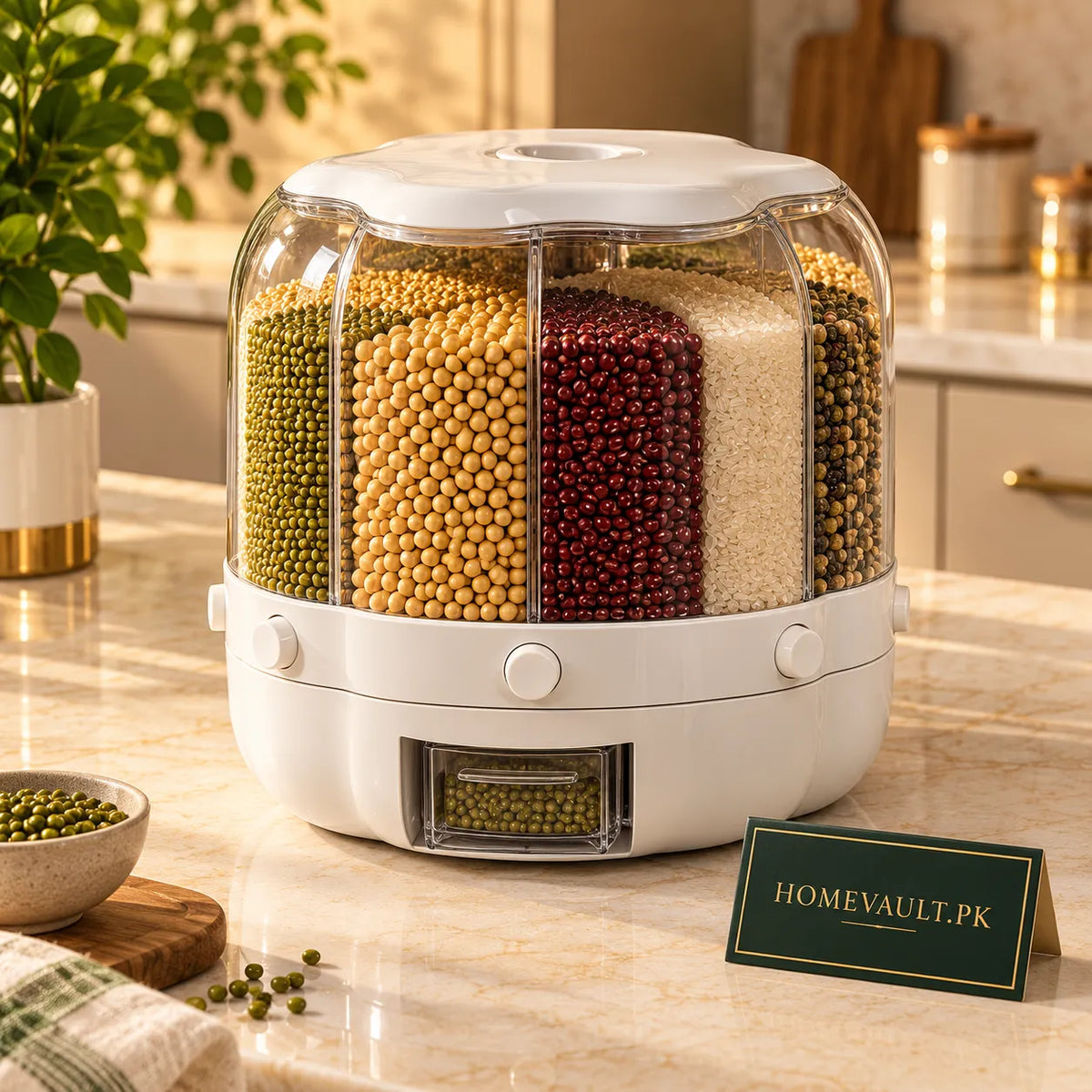 Rotating Food Storage Organizer | HomeVault