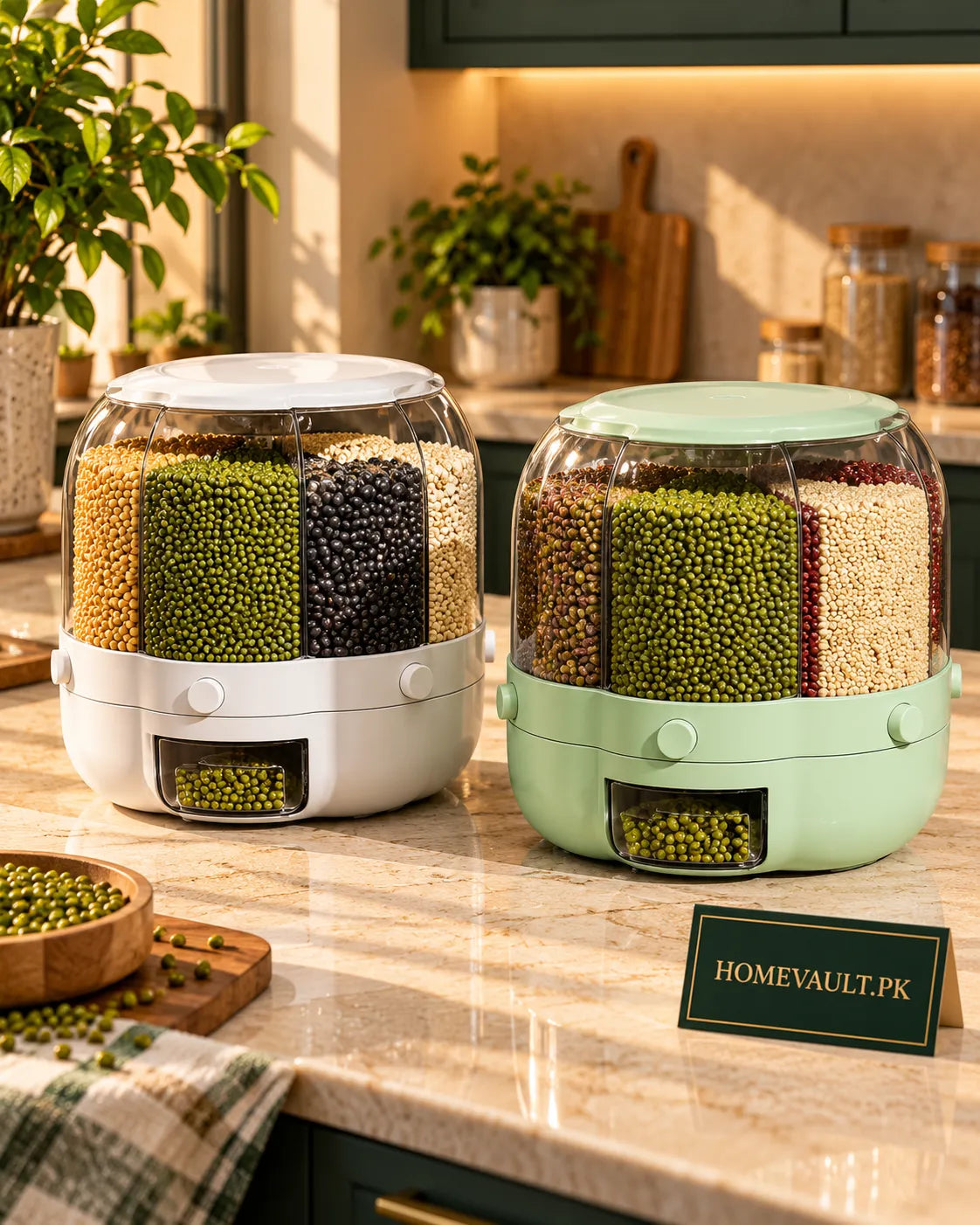 Rotating Food Storage Organizer | HomeVault
