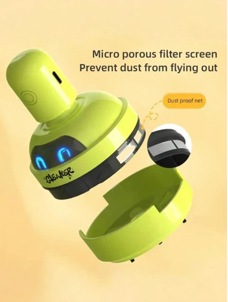 Mini Desktop Vacuum Cleaner – USB Rechargeable 3-Speed Dust Cleaner